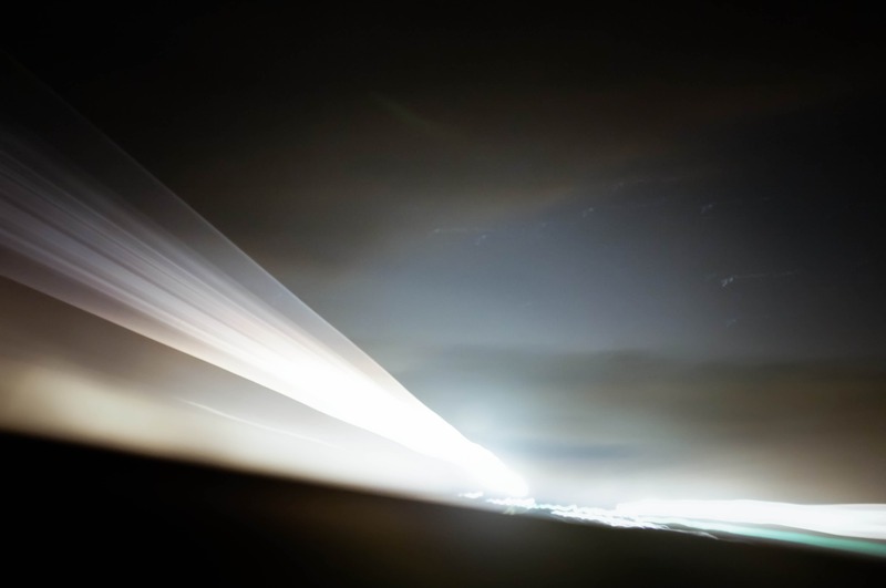 Light Trails in the Night