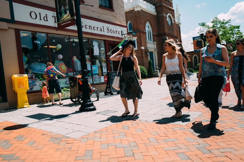 Summer Stroll in Town