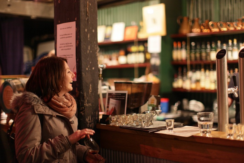 Evening Laughter at the Bar