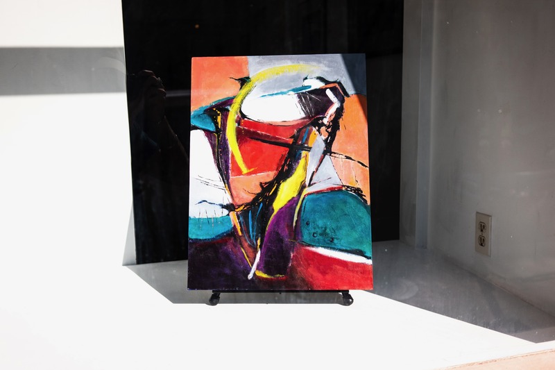 Vibrant Abstract on Display