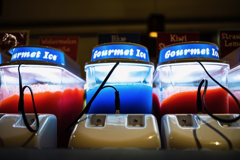 Colorful Gourmet Ice Display