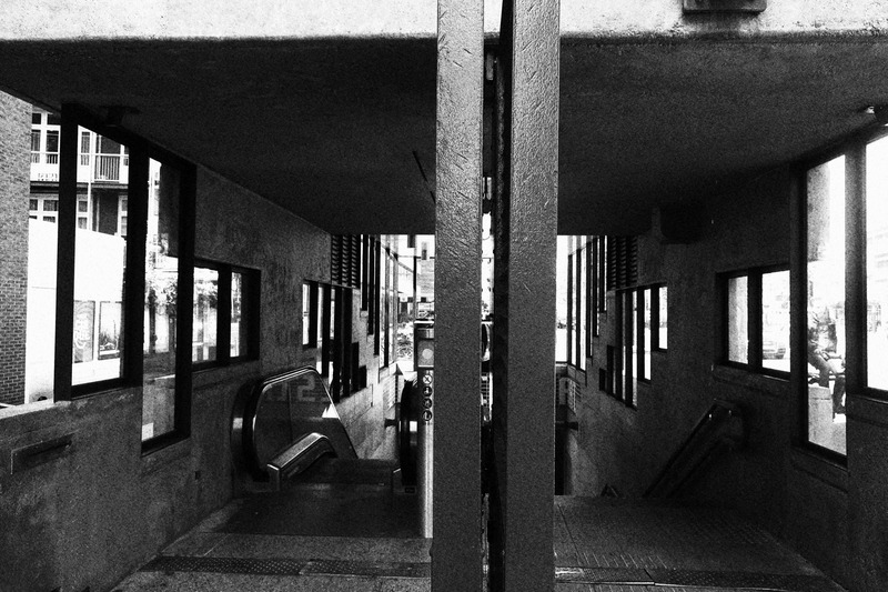 Urban Passage in Monochrome
