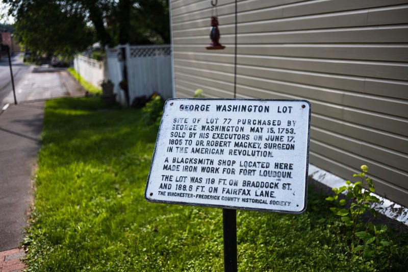 Historical Marker in Afternoon Light