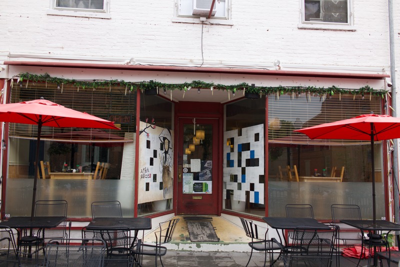 Charming Café Entrance