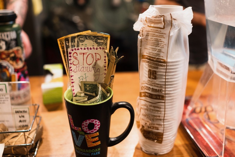 Whimsical Barista Tip Jar