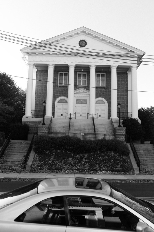 Stately Structure in Monochrome