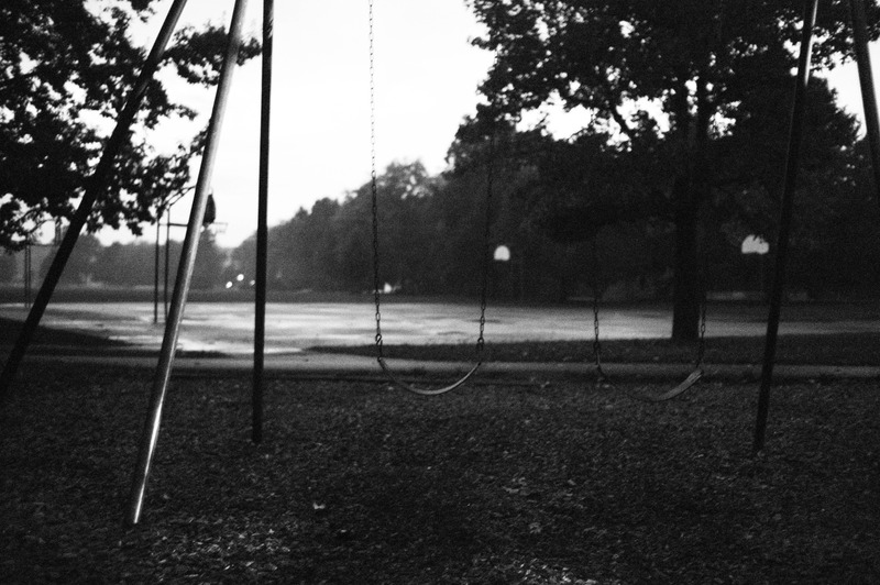 Lonely Swings in Twilight