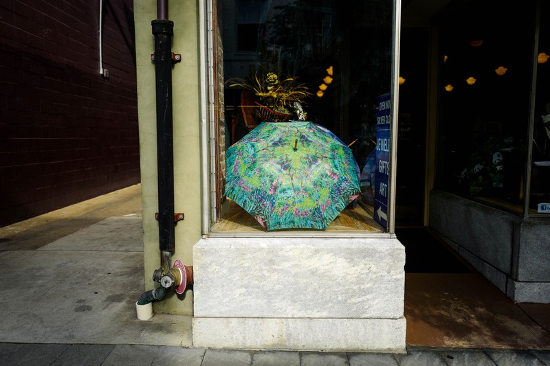 Whimsical Umbrella Display