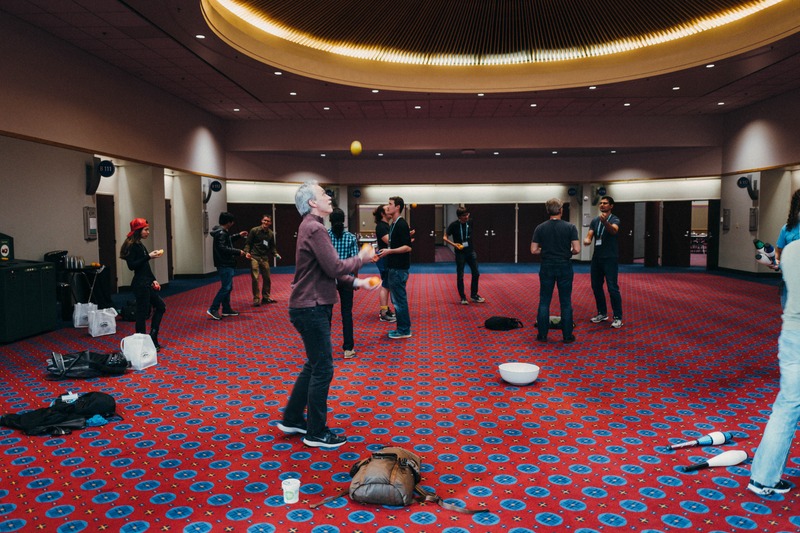 Juggling Joy in Motion