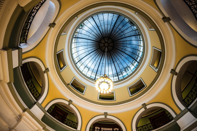 Inward Gaze: A Dome's Embrace