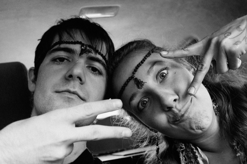 Playful Moments in Black and White