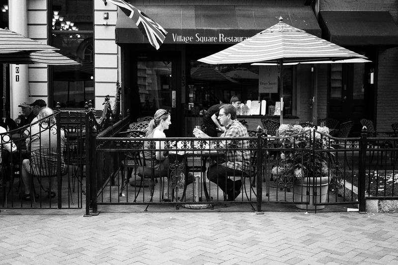 Intimate Café Conversation