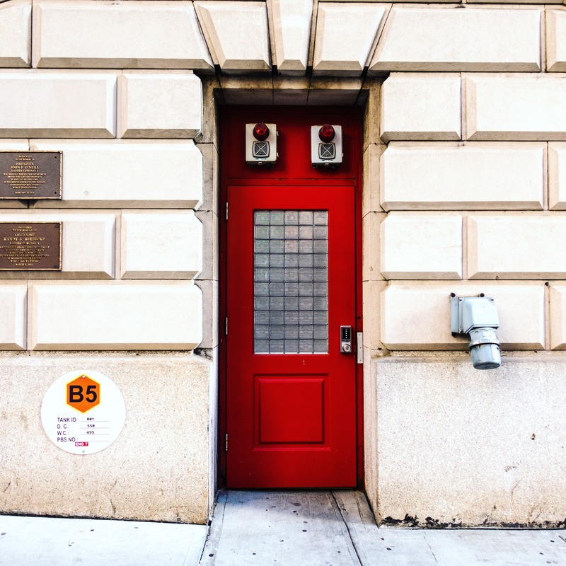 The Bold Red Entrance