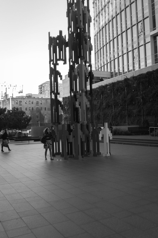 Urban Sculpture in Monochrome