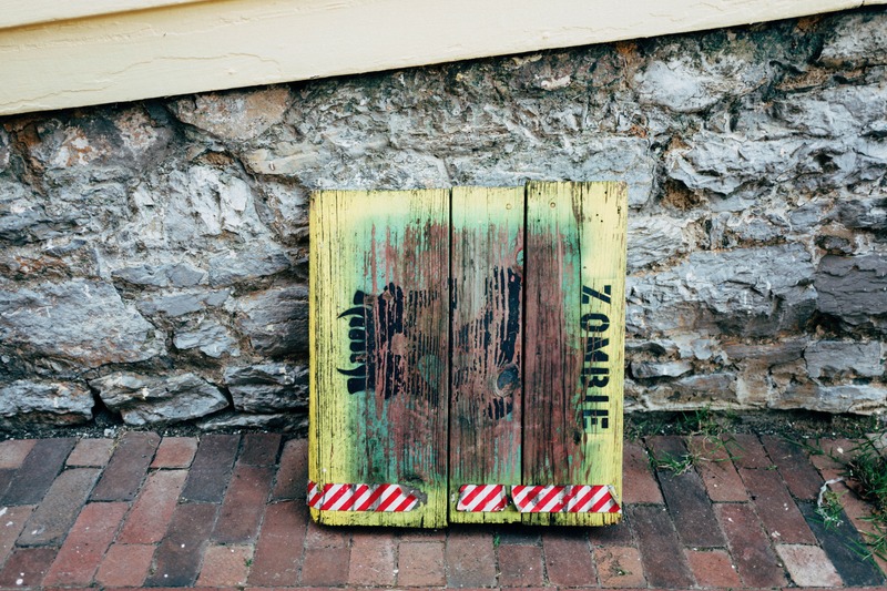 Whimsical Zombie Warning