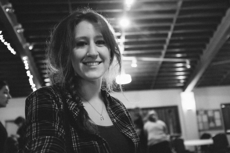 Candid Smiles in Monochrome