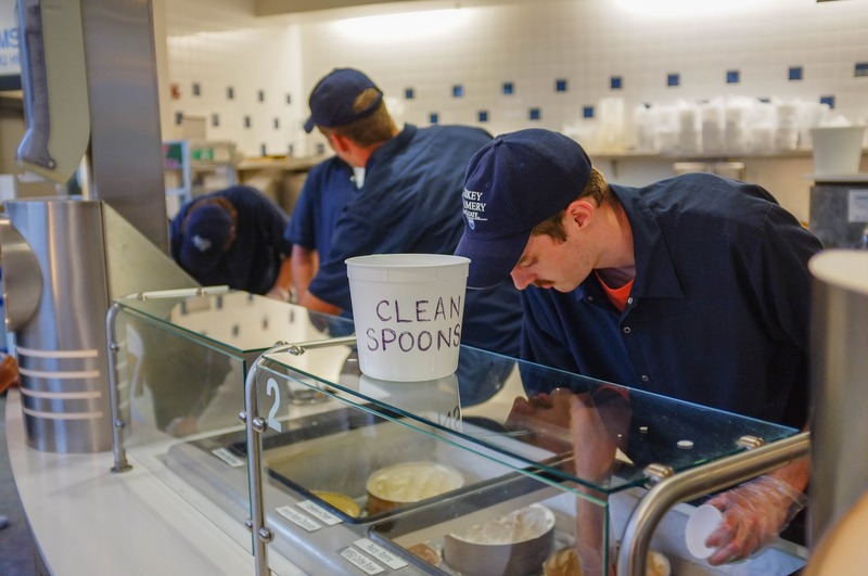 Behind the Ice Cream Counter