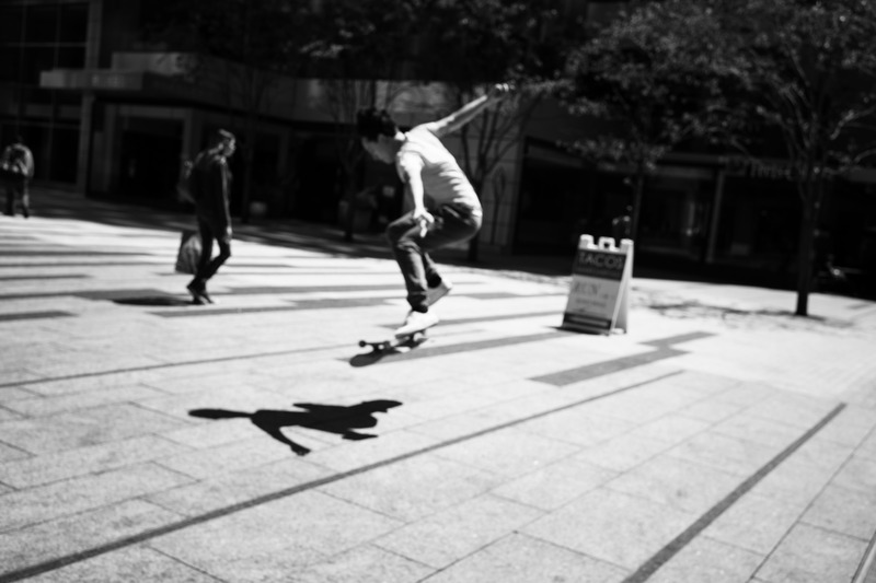 Urban Skateboarder in Motion