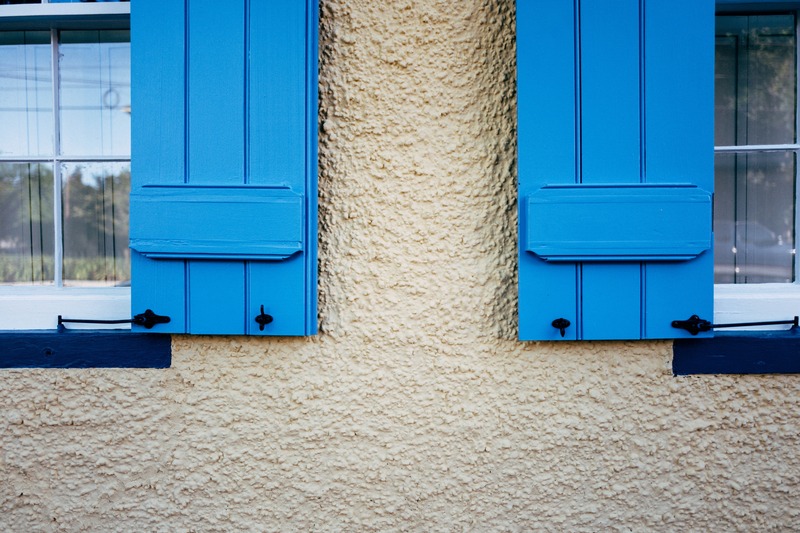 Bright Blue Shutters