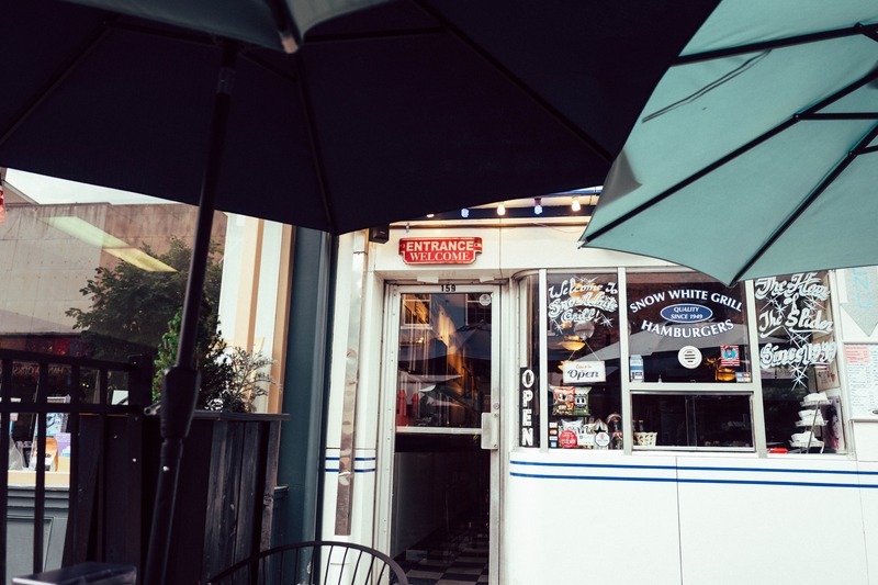 Charming Diner Entrance