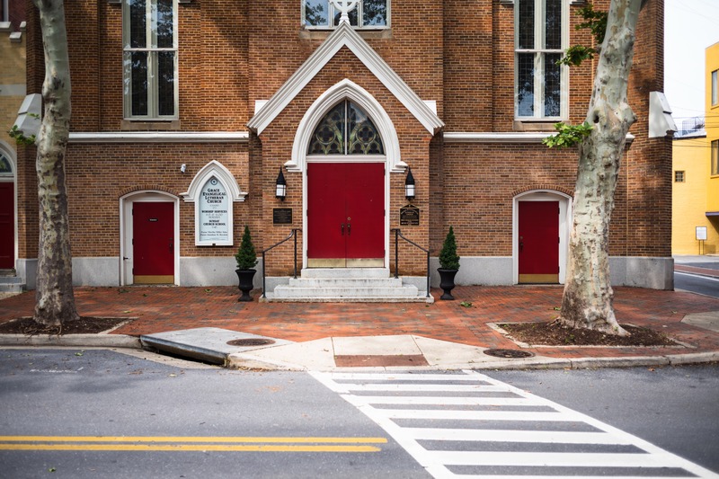 Church Facade in Daylight