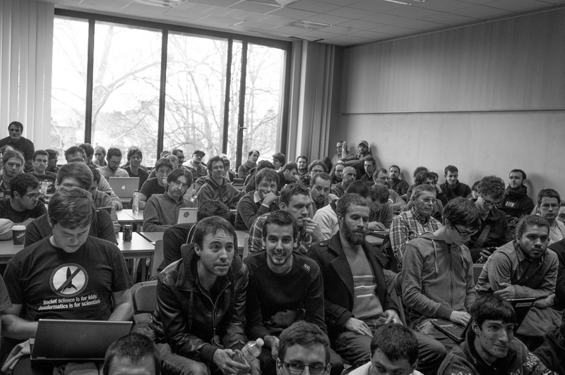 Engaged Audience in Monochrome