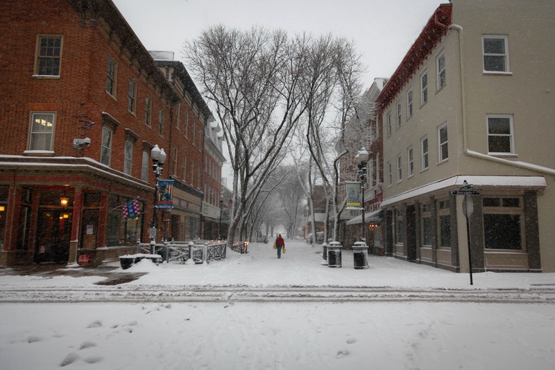Snowy Street Serenity