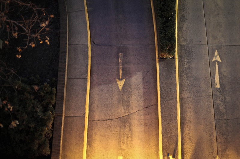 Directional Pathways at Dusk