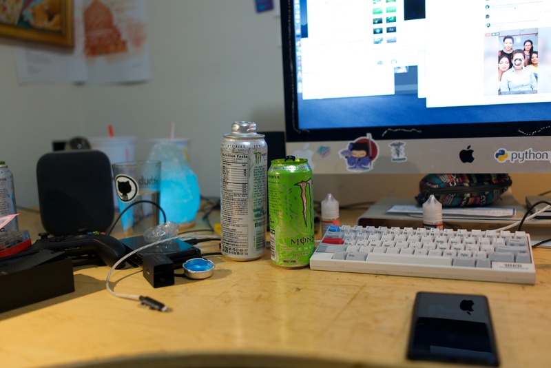 Cluttered Creative Workspace